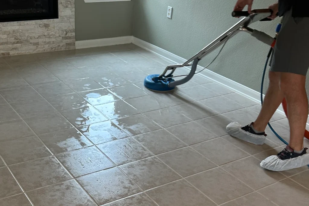 spacek floor care cleaning floor client